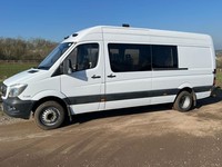 MERCEDES SPRINTER 519 3.0 V6 AUTOMATIC LWB, 69984M, FSH, ULEZ, MOTORHOME,MBUS , 