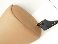 BMW E93 325i 07-10 Leder Kopfstütze für Fahrer Sitz Rechts oder Links Vorne Sattelbraun BMW E93 325i 07-10... Vorschau 2