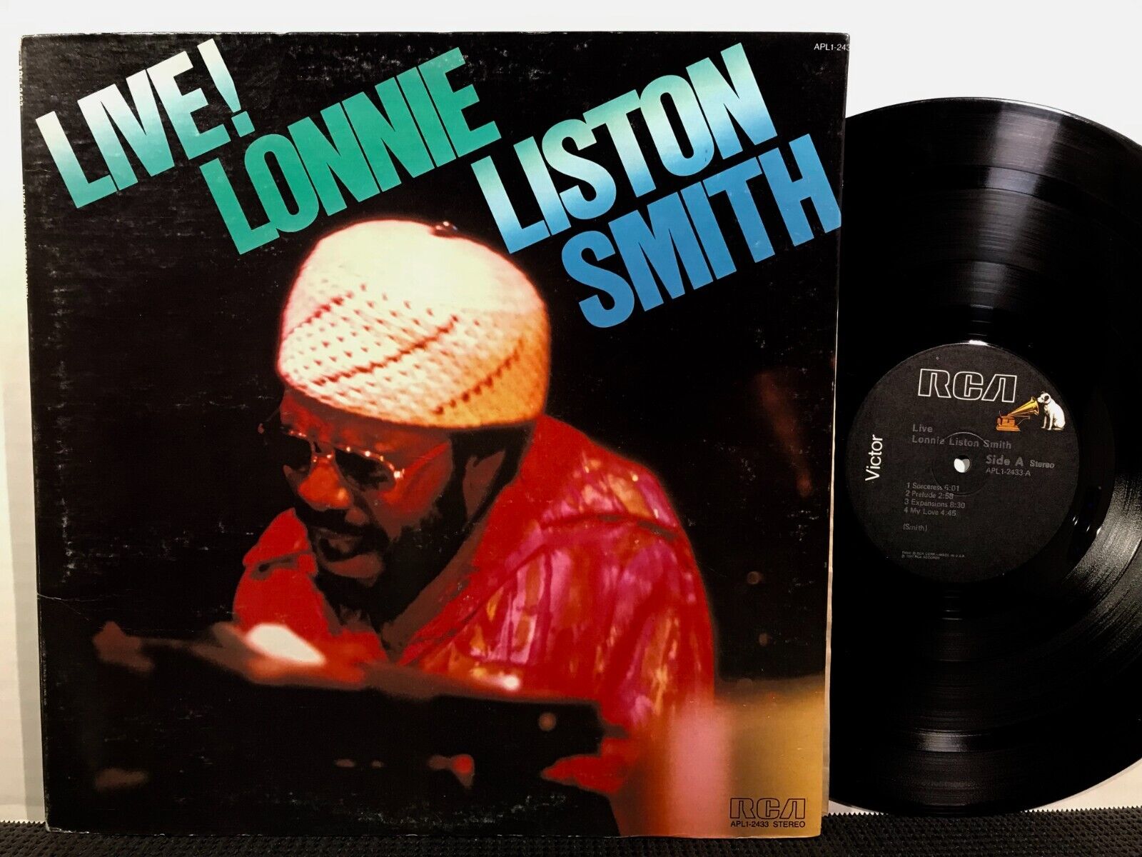 LONNIE LISTON SMITH Live LP RCA APL1-243 STEREO 1977 Jazz Funk Robert Ludwig LONNIE LISTON SMITH Live LP RCA APL1-243 STEREO 1977 Jazz Funk Robert Ludwig
