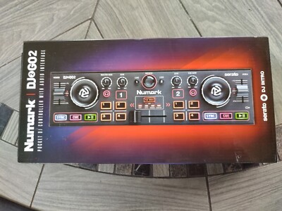 Numark DJ2GO2 Compact Portable Serato DJ Controller with Audio Interface NEW NIB