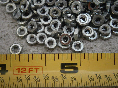 Hex Nuts #3/48 MS Steel Zinc Plated Lot of 150 #3886