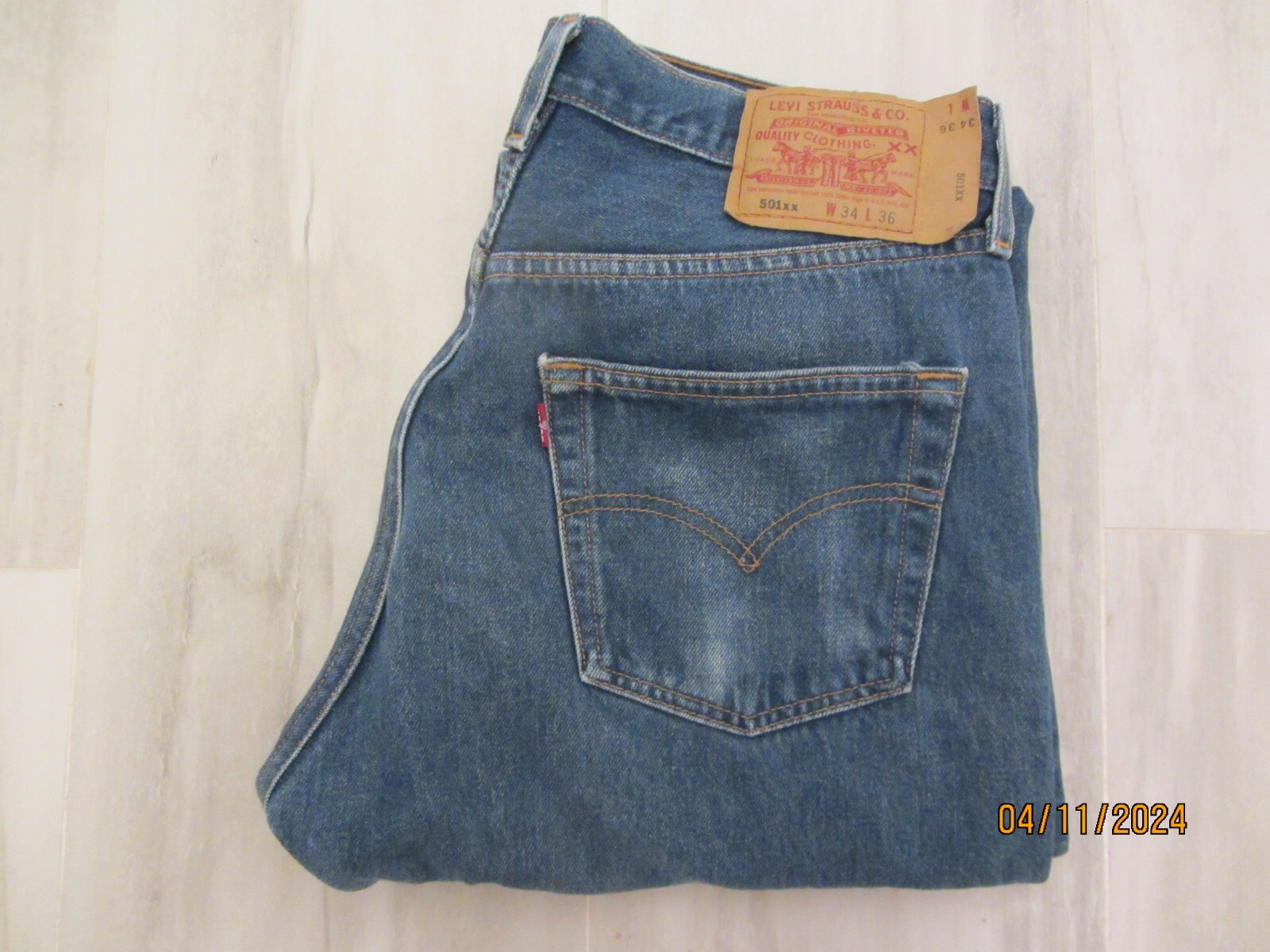 パンツ Levi's 501 SHRINK-TO-FIT W32 L33 Vtg. Levi's 501xx Shrink to Fit, USA Made (2000), WPL 423