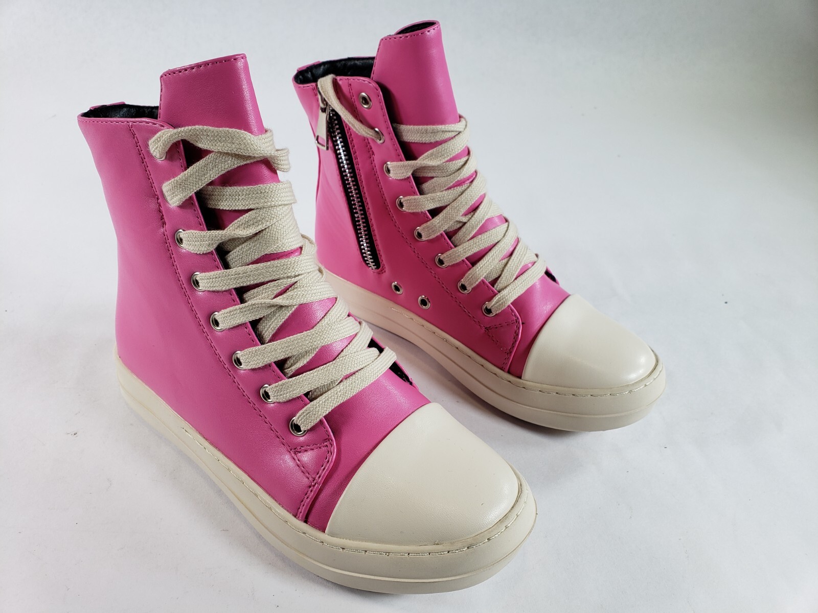 MOFEEDOUKA High Top Sneakers Lace Up Comfort Platform MOFEEDOUKA High Top Sneakers Lace Up Comfort Platform
