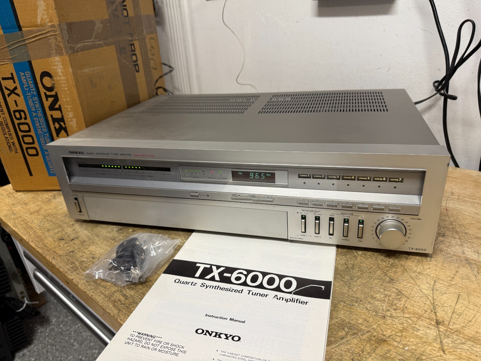ONKYO　a-6000　ジャンク ◼️部品取りを目的で買ってみたが・・・ I bought it for parts