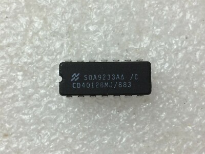 CD4012BMJ/883 NSC CD4012BMJ IC Dual 4-Input NOR Gate CERDIP 2 PIECES