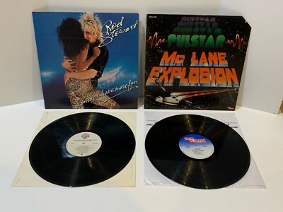 70s Pop Disco Vinyl LP Lot Rod Stewart Pulstar Mc Lane Explosion Vangelis