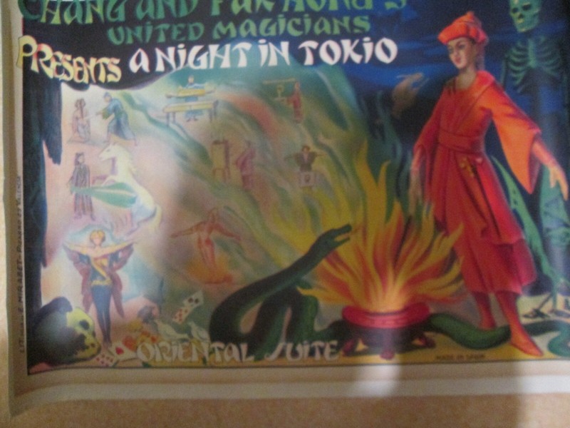 (Magie,Prestidigitation)Affiche Ancienne/Vintage Poster:Chang And Fak Hong'S