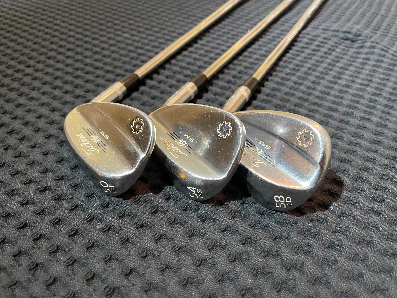 Titleist Vokey SM7 Tour Chrome Wedge Set 50, 54, 58 RH | eBay