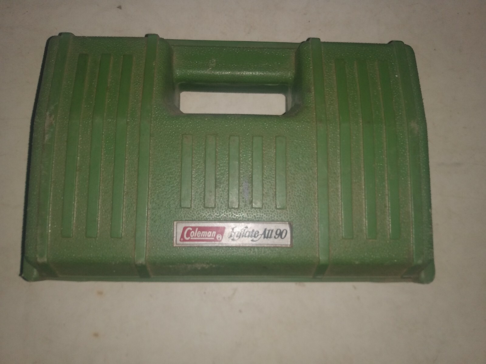 Vintage Coleman Inflate All 90 Portable 12V Air Compressor Carrying
