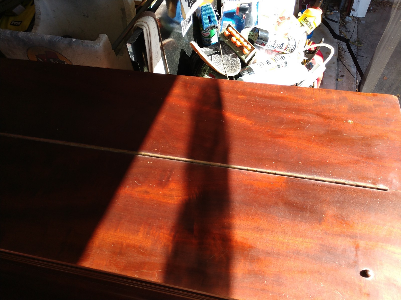 1908 Steinway Upright Grand Piano String Frame with Bench
