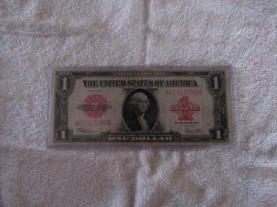 1923 $1 Legal Tender Red Seal, FR-40