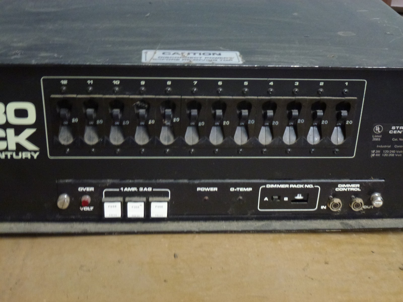 Strand Century Stage Lighting CD80 Pack 12-Channel Dimmer Pack PT