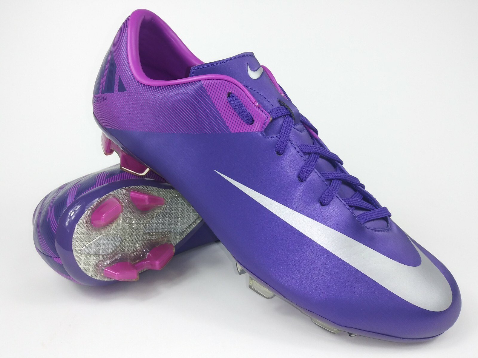 purple soccer cleats