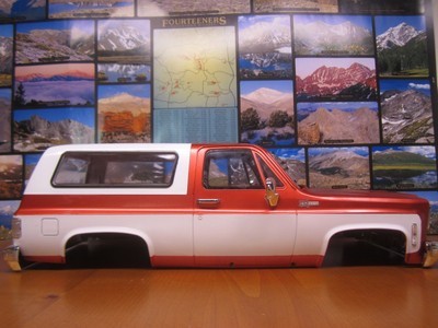 RC 4WD Blazer Finished Body set, Trailfinder 2, vintage tamiya