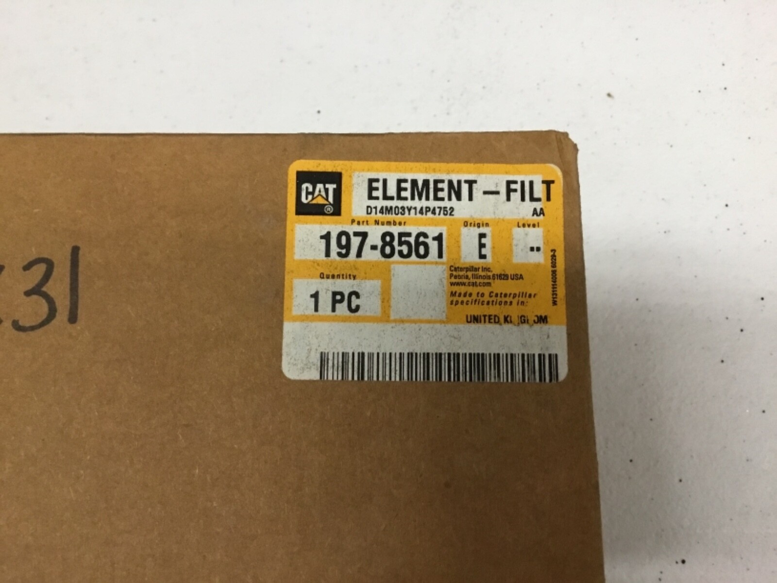 BRAND NEW ORIGINAL GENUINE CATERPILLAR AIR FILTER D06M03Y06P4723 / DIESEL MOWERS