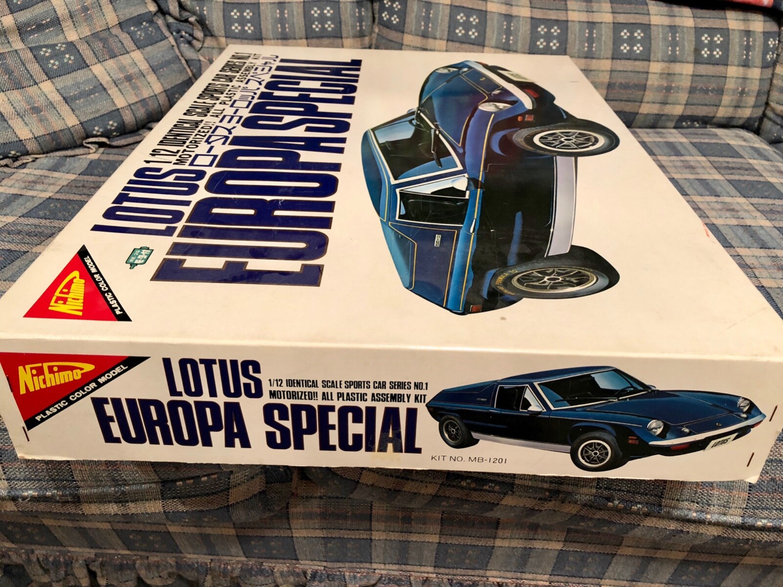 Nichimo Lotus Europa Special 1/12 scale model kit, used