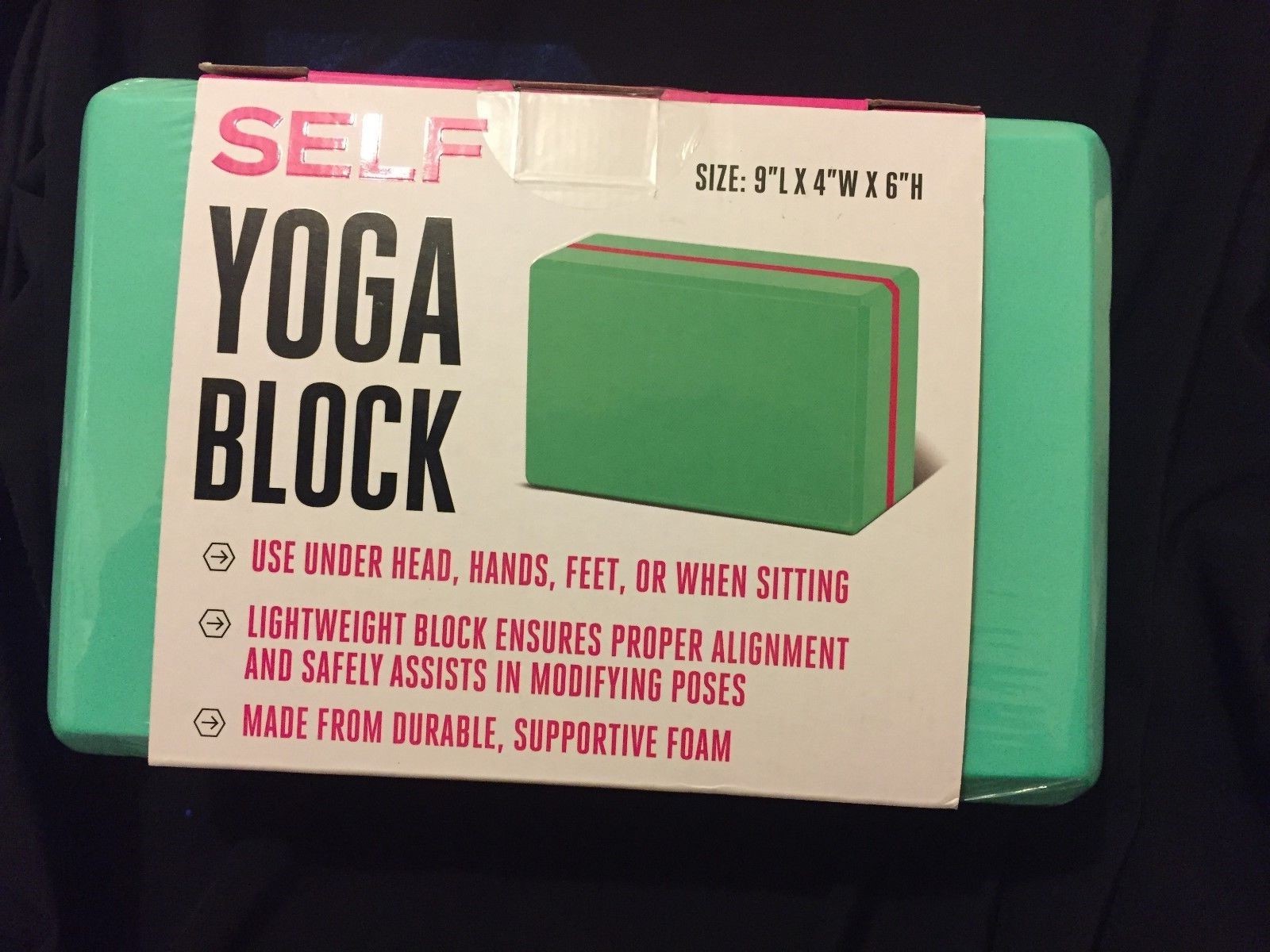 New***SELF Yoga Block - Mint/Pink ***FREE SHIPPING!!