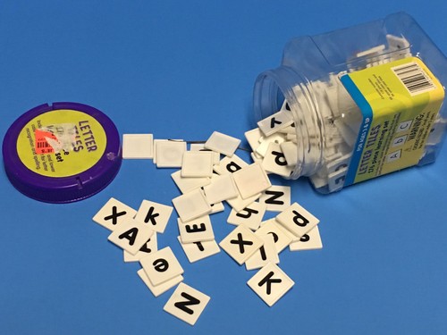 Reading Manipulatives:  Letter Tiles