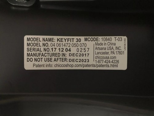 Chicco KeyFit CarSeat and Base