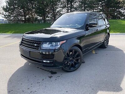 2016 Land Rover Range Rover SUV Black AWD Automatic SUPERCHARGED