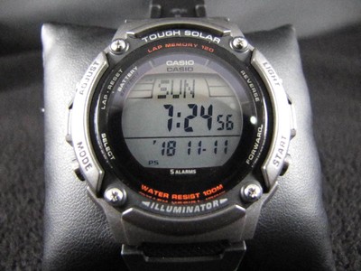 casio illuminator solar watch