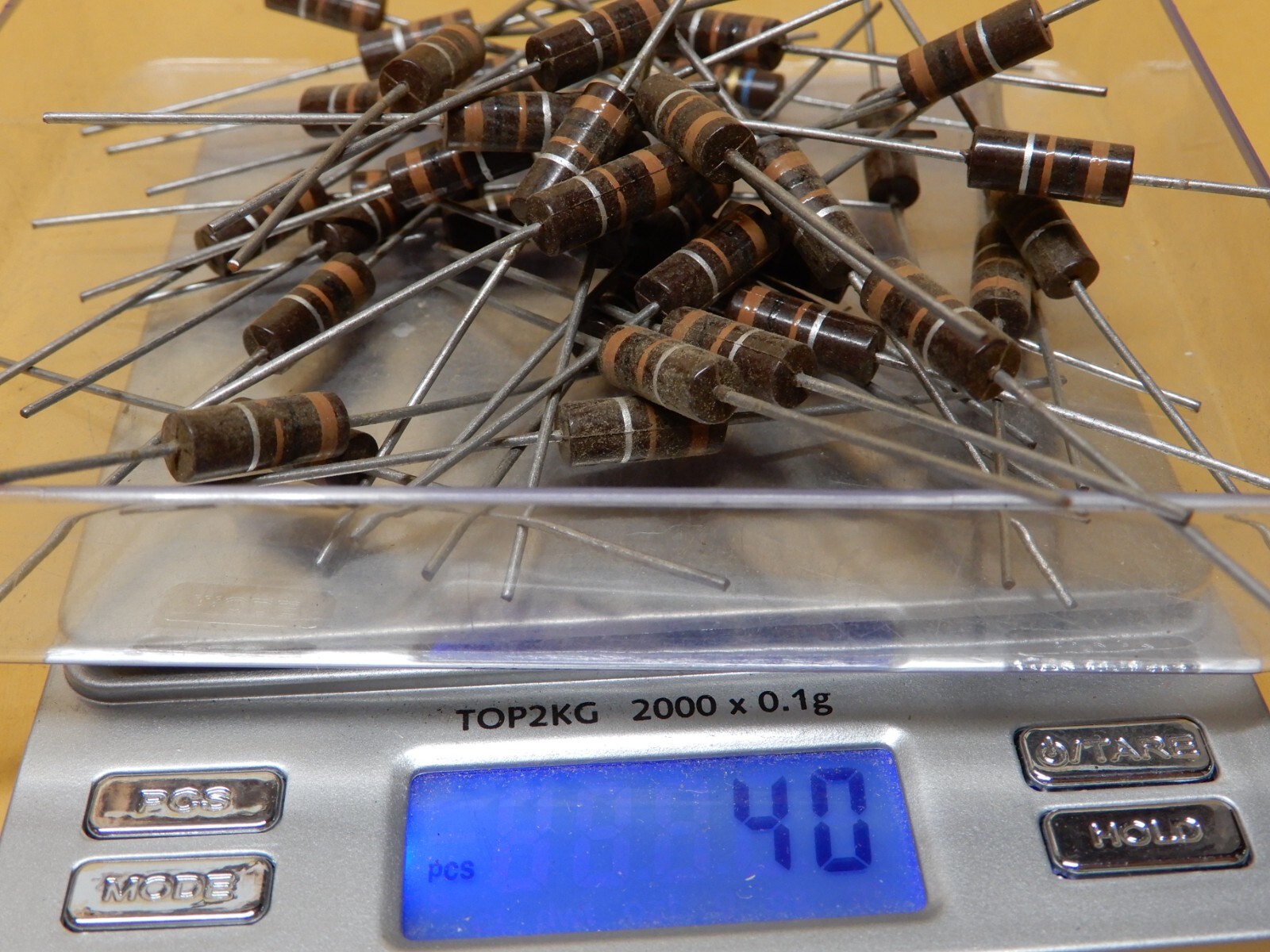 Vintage Carbon Comp 1 Watt Resistors Allen-Bradley Stackpole IRC You Choose (40)