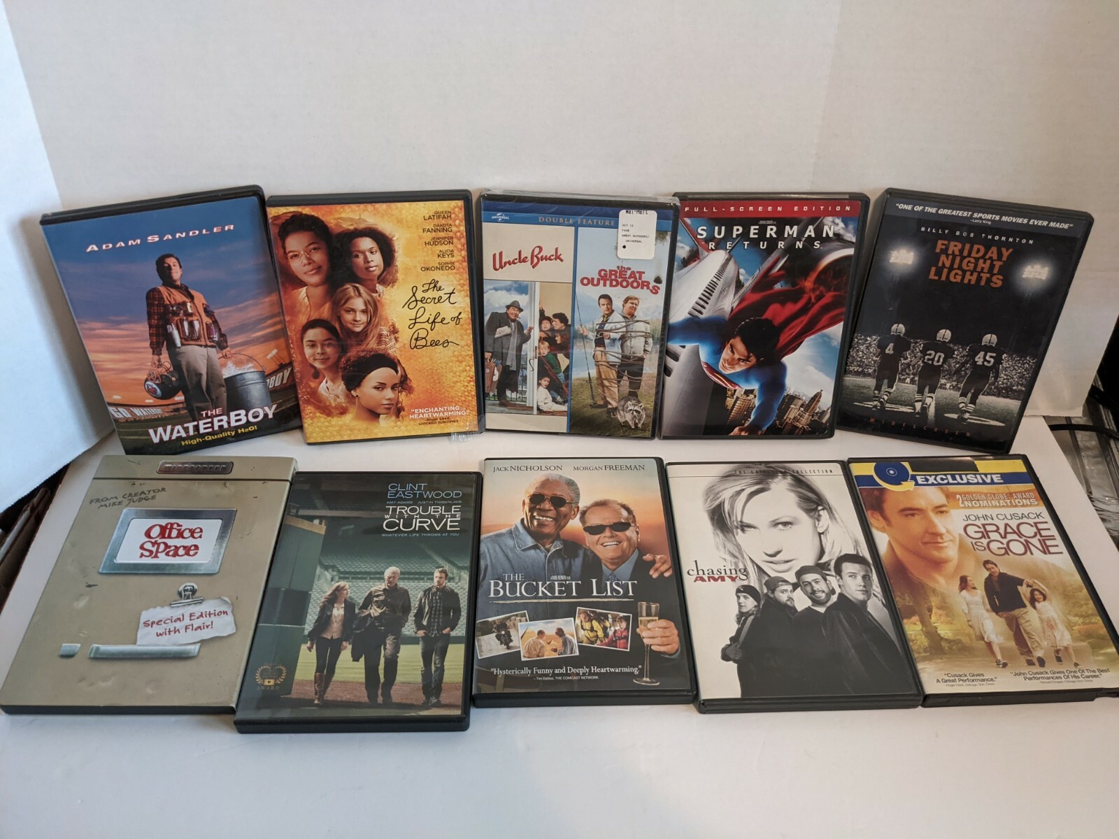 Random (10) ten DVD Movie Bundle - Superman Bucket list