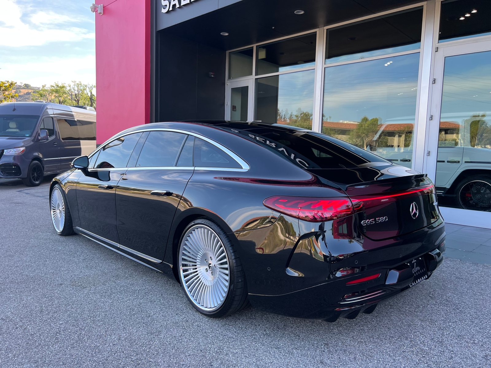 2022 Mercedesbenz Eqs 580, Black With 1478 Miles Available Now! Used