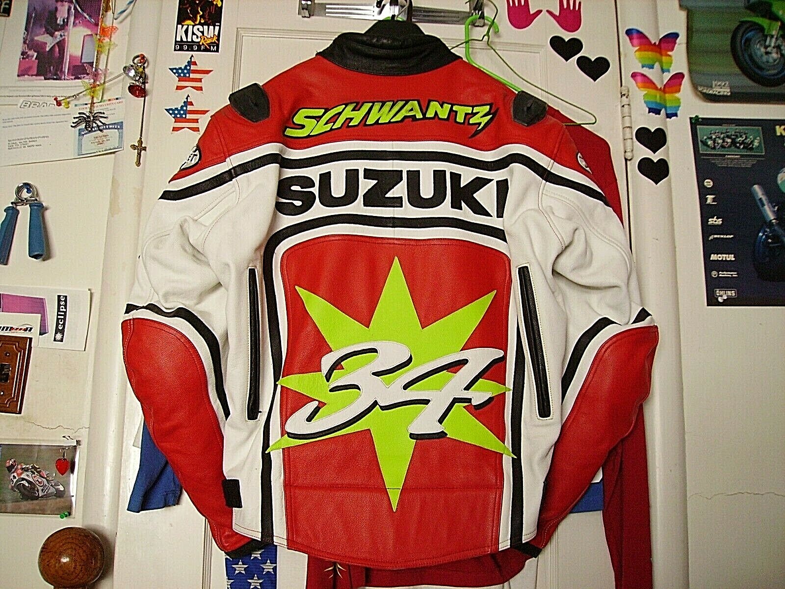 Kevin Schwantz Signed Leather Jacket | Multicolor | CE Level