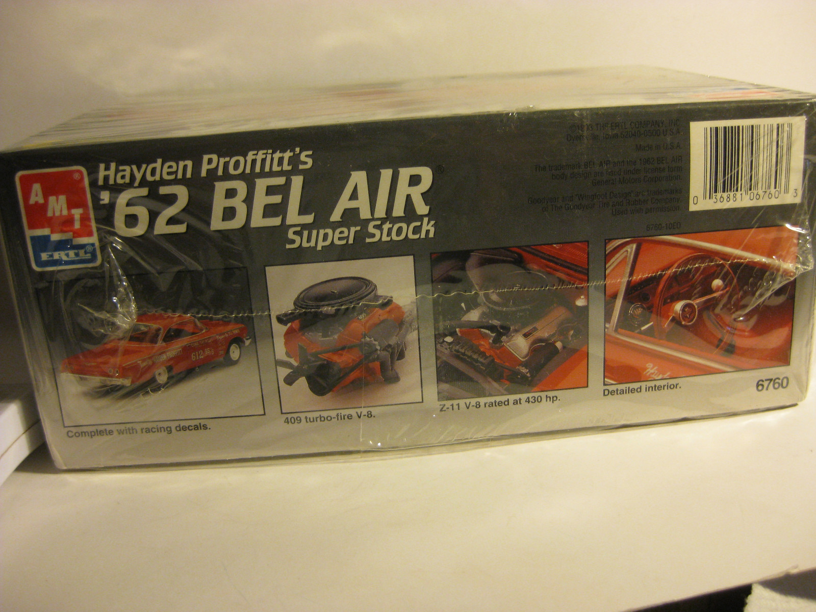 AMT Hayden Proffitt's 1962 Belair Super Stock skill level 2 Factory Sealed 1/25