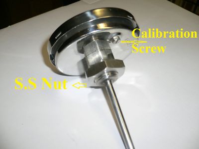 5" BBQ Pit Smoker Grill Thermometer Temperature Gauge Barbecue Gas Wood Charcoal