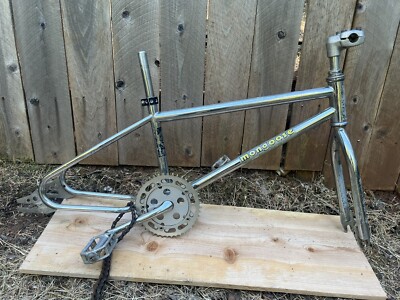 Old School BMX 1984 Mongoose Californian Frame , Forks, Headset, Original Decals