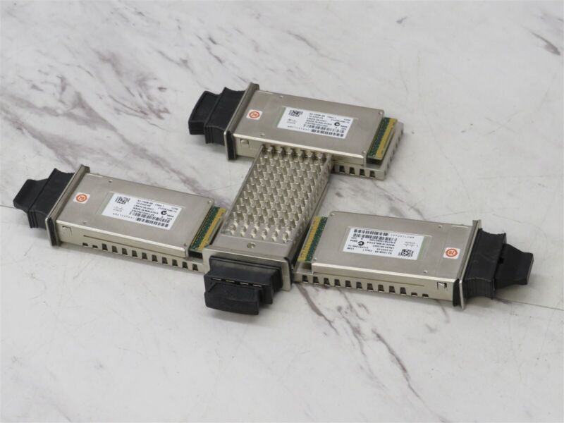 Lot Of 4 Genuine Cisco X2-10gb-sr 10gbase-sr Optical Transceiver Module
