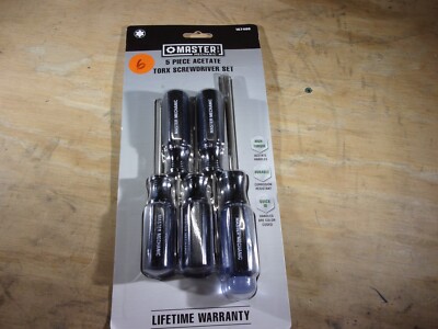 NEW MASTER MECHANIC 5pc. TORX SCREWDRIVER SET  # 167488