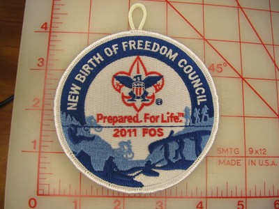 New Birth Of Freedom Council collectible 2011 FOS patch (b13)