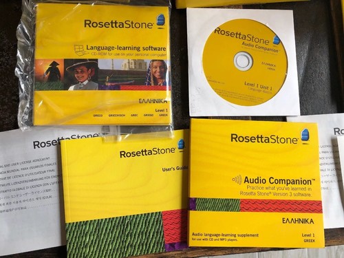 Rosetta Stone Greek Level 1 & 2 WIN/MAC CD-ROM Personal Edition