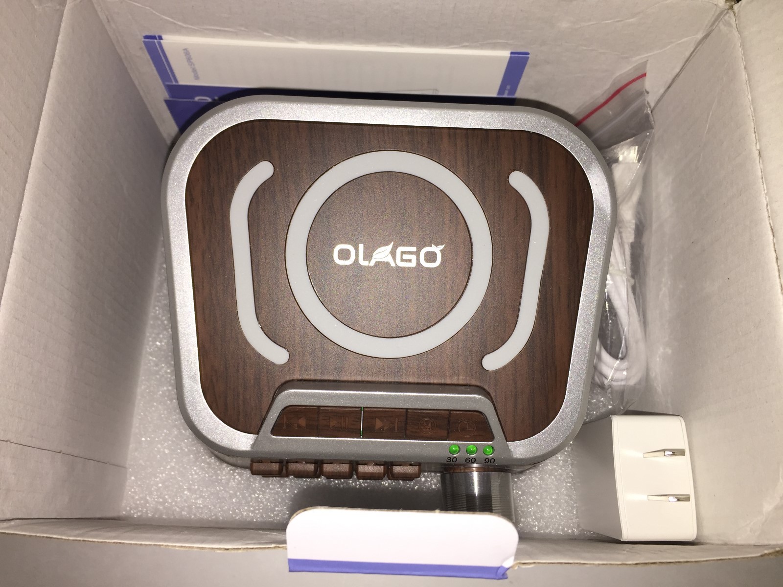 White Noise Machine by OLAGO Mixed Sound Sleep Spa Machine Sleep Yoga New Open