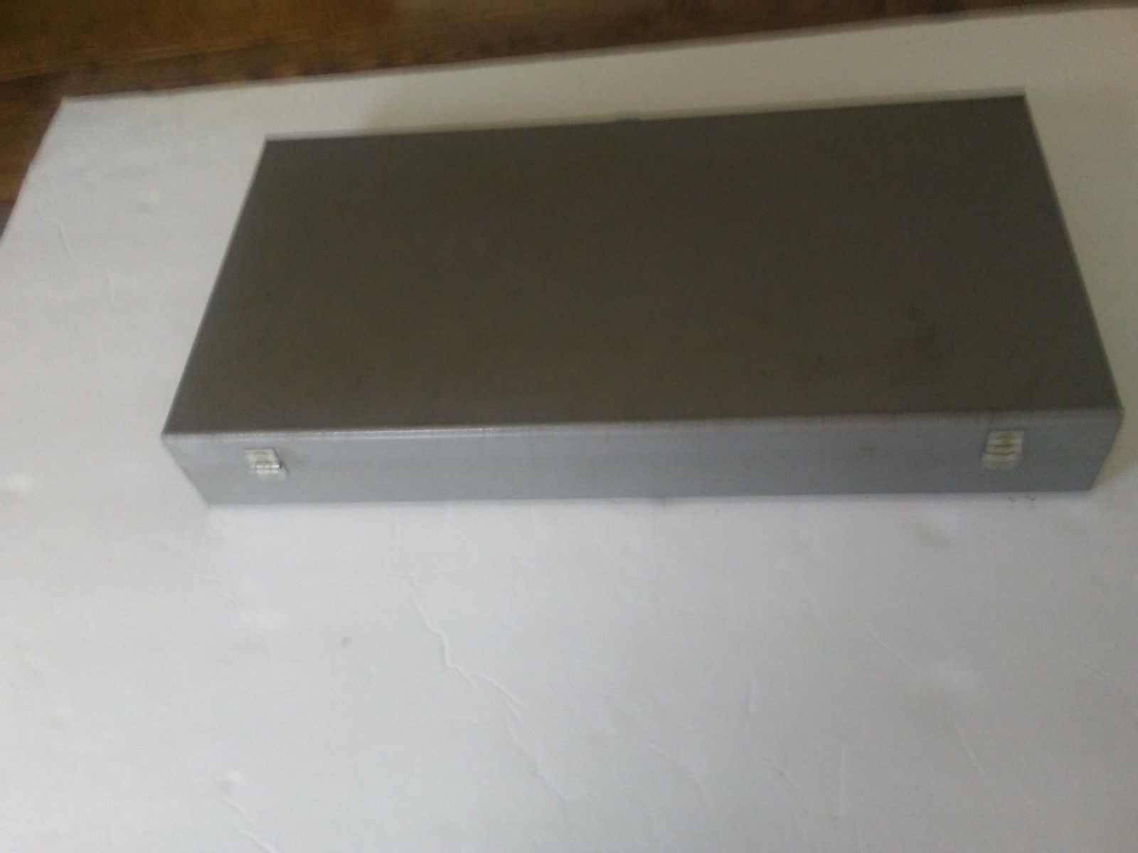 Vintage Metal Slide Storage Case