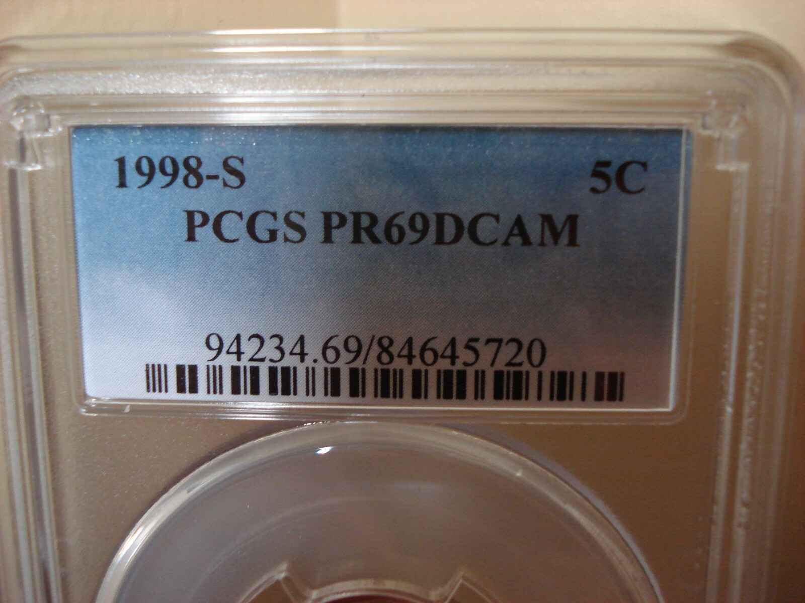 1998-S Jefferson Nickel PCGS PR69DCAM 5c 84645720 02232019