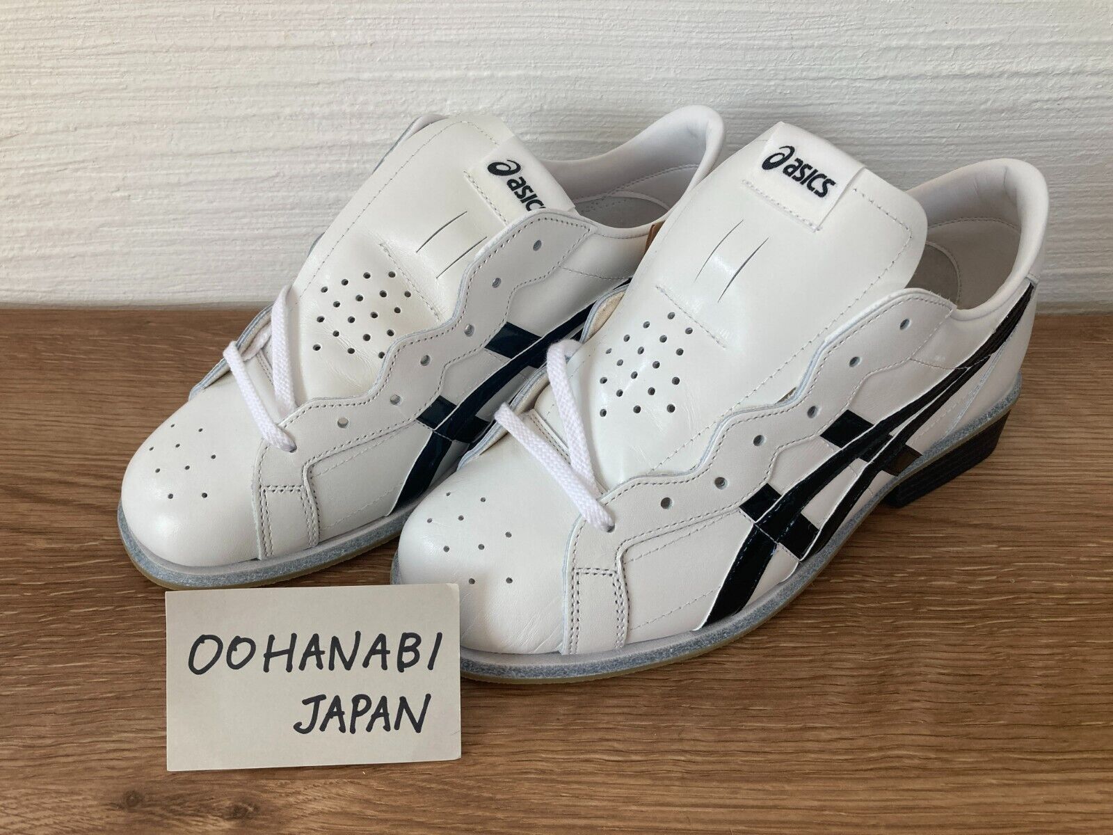 ASICS Weight Lifting Shoes 1163A006-100 White / BLACK Smooth ASICS Weight Lifting Shoes 1163A006-100 White / BLACK Smooth