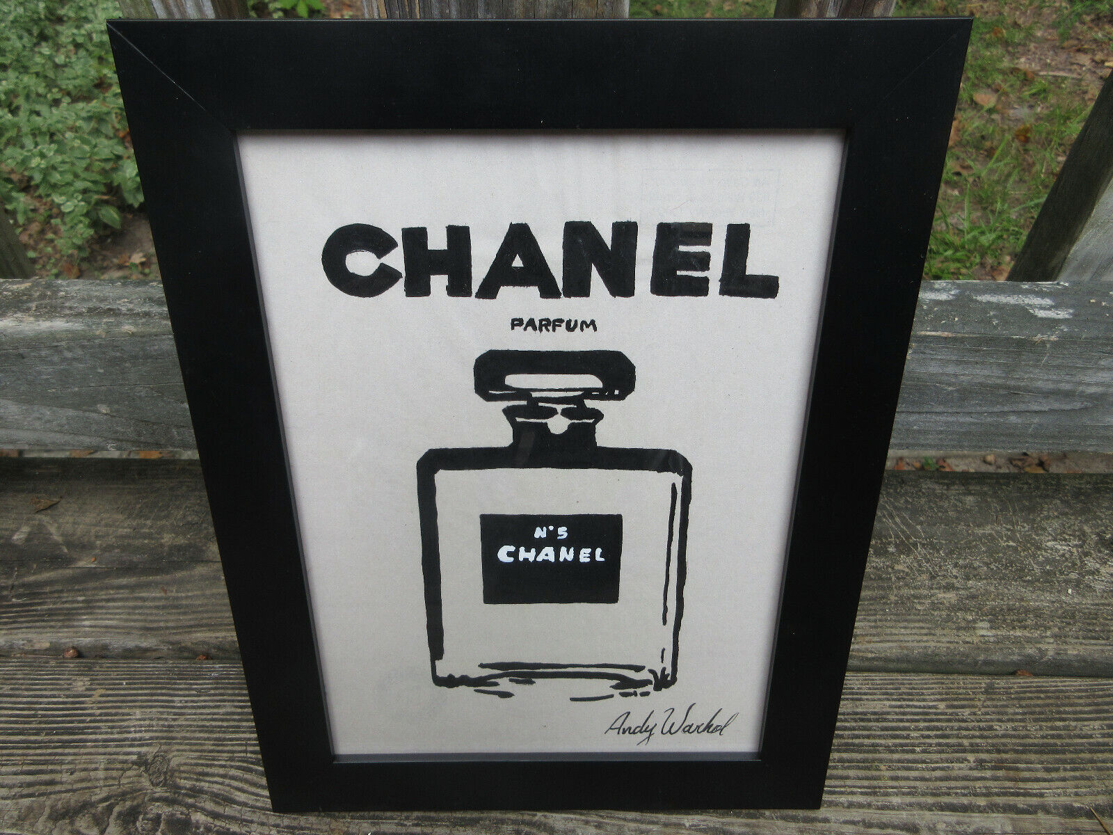 Original Signed Andy Warhol Chanel Parfum No.5 The Estate of Andy Warhol Art | eBay Original Signed Andy Warhol Chanel Parfum No.5 The Estate of Andy Warhol Art | eBay