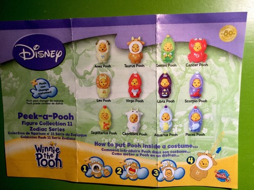 Peek-a-Pooh Charm Libra Horoscope Winnie the Pooh HTF