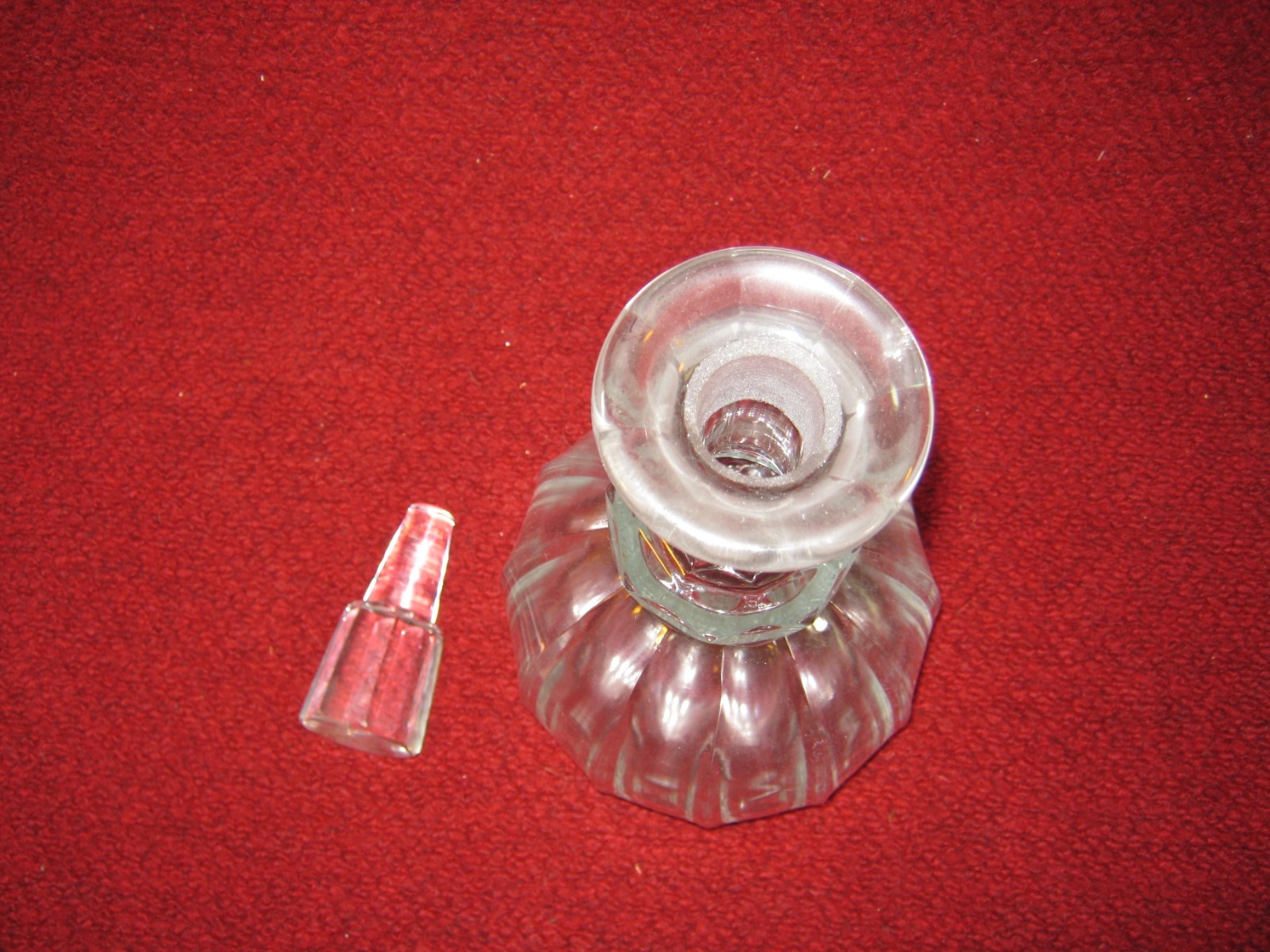 Antique Crystal Decanter and Stopper