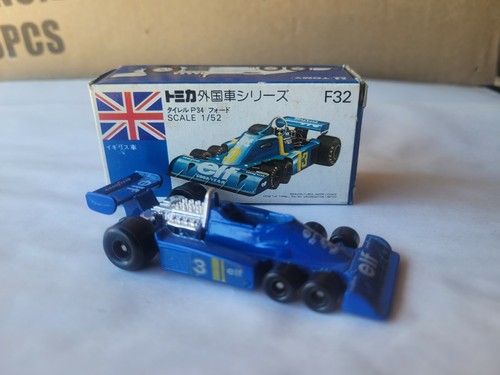 トミカ青箱　日本製F34　タイレルP34 フォード　SCALE1/52 美品】トミカ青箱 日本製F34 タイレルP34 フォード SCALE1/52
