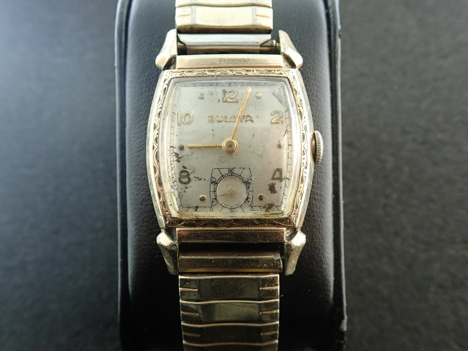 希少!BULOVA 10KT.4P made SWISS 手巻き メンズ 腕時計 希少ブローバ プレジデント10KRGP 腕時計 メンズ 手巻き
