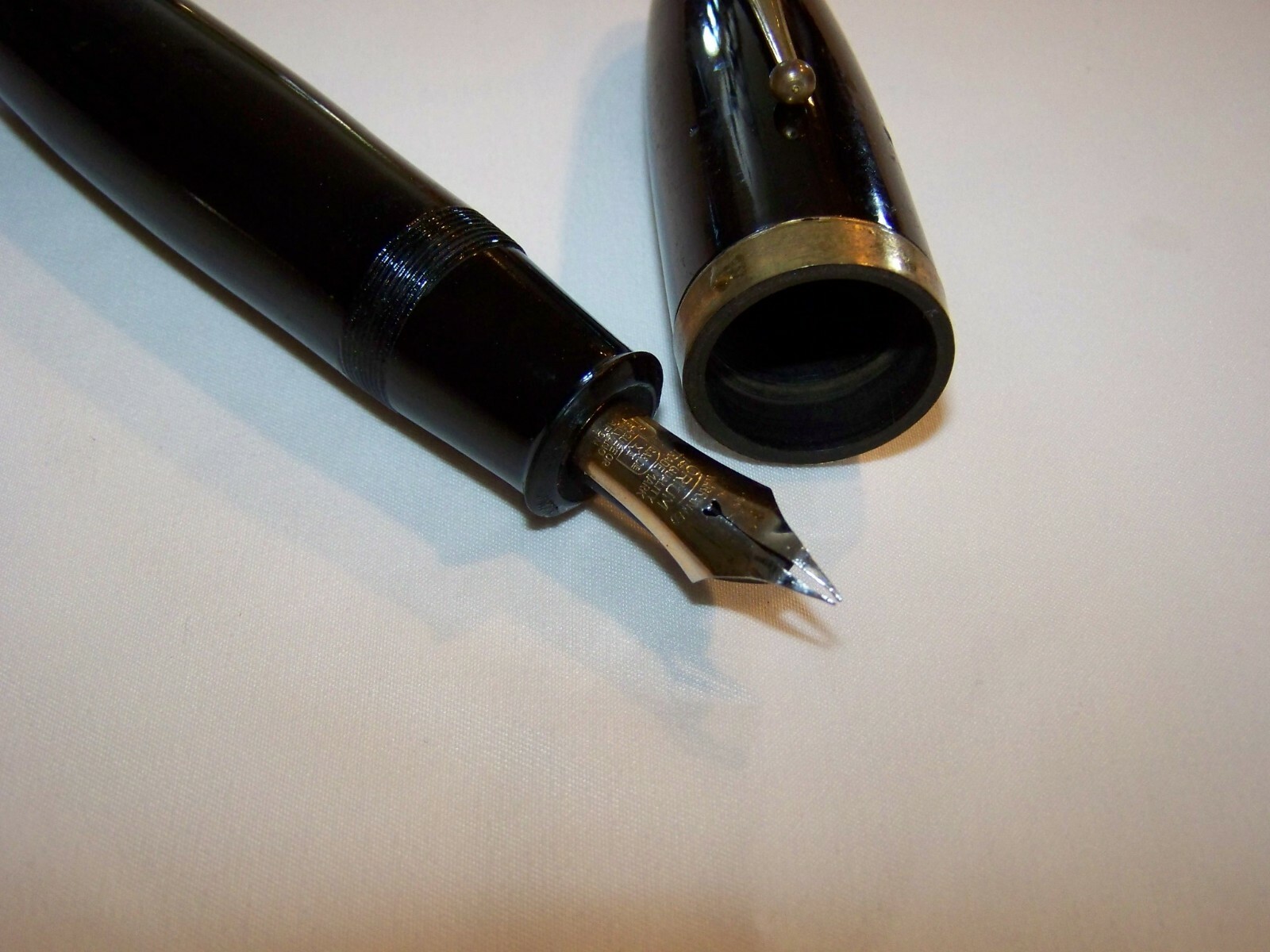 LARGE OVER-SIZED FOUNTAIN PEN Orium Nib New Clip Japan Vintage Collectible