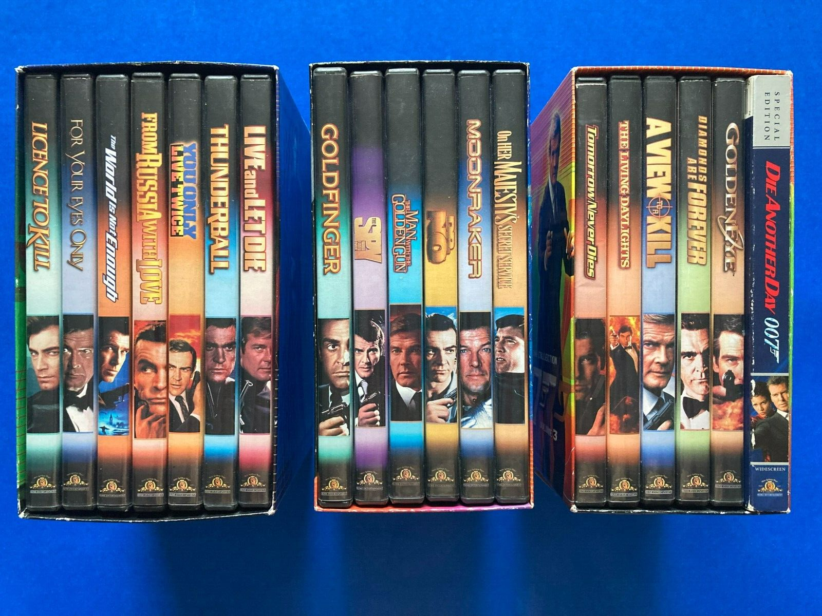The James Bond Collection 007 DVDs - Vol. 1, 2 &3 - 3 Boxes Gift Sets Very Good The James Bond Collection 007 DVDs - Vol. 1, 2 &3 - 3 Boxes Gift Sets Very Good
