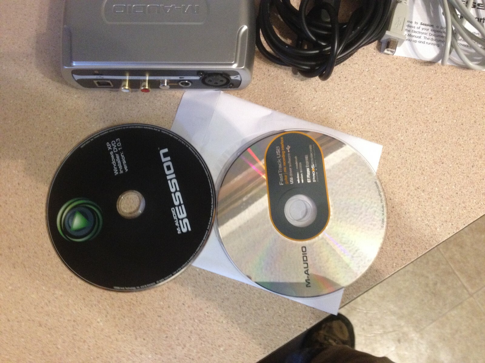 M-Audio Fast Track Music Creation System USB With Session Free Shipping