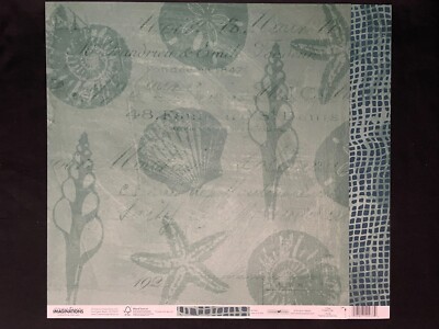 CREATIVE IMAGINATIONS ''BEACH THEME'' 12X12 DS HEAVY PAPER