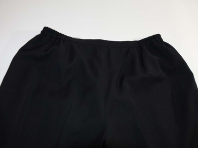 Jones New York Women's Suit Separates Dress Pants Size 22W Black Elastic Waist